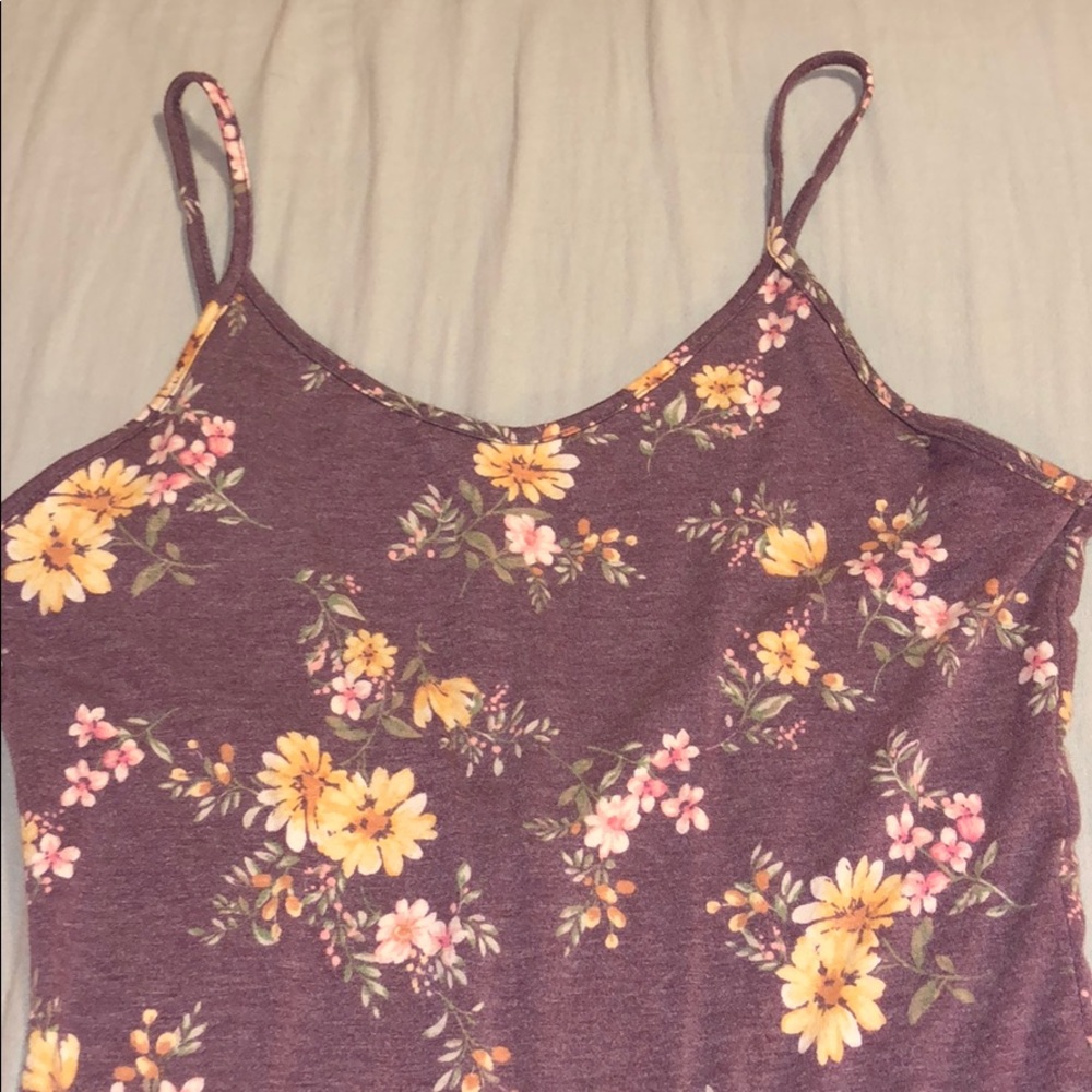 One piece tank.